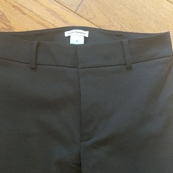 Black Cotton Blend Work Pants - Picture 4 of 4